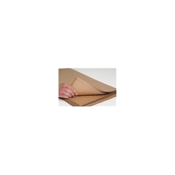 The Packaging Wholesalers Indented Kraft Paper, 60 lbs., 18"W x 300'L, 1 Roll PIKP1860 - main